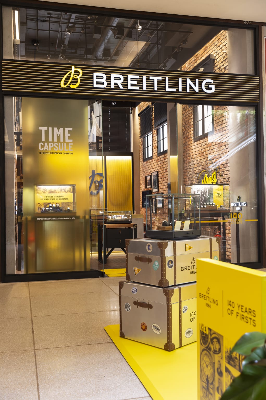 Exposição de relógios vintage da Breitling fica disponível até 30 de outubro em São Paulo