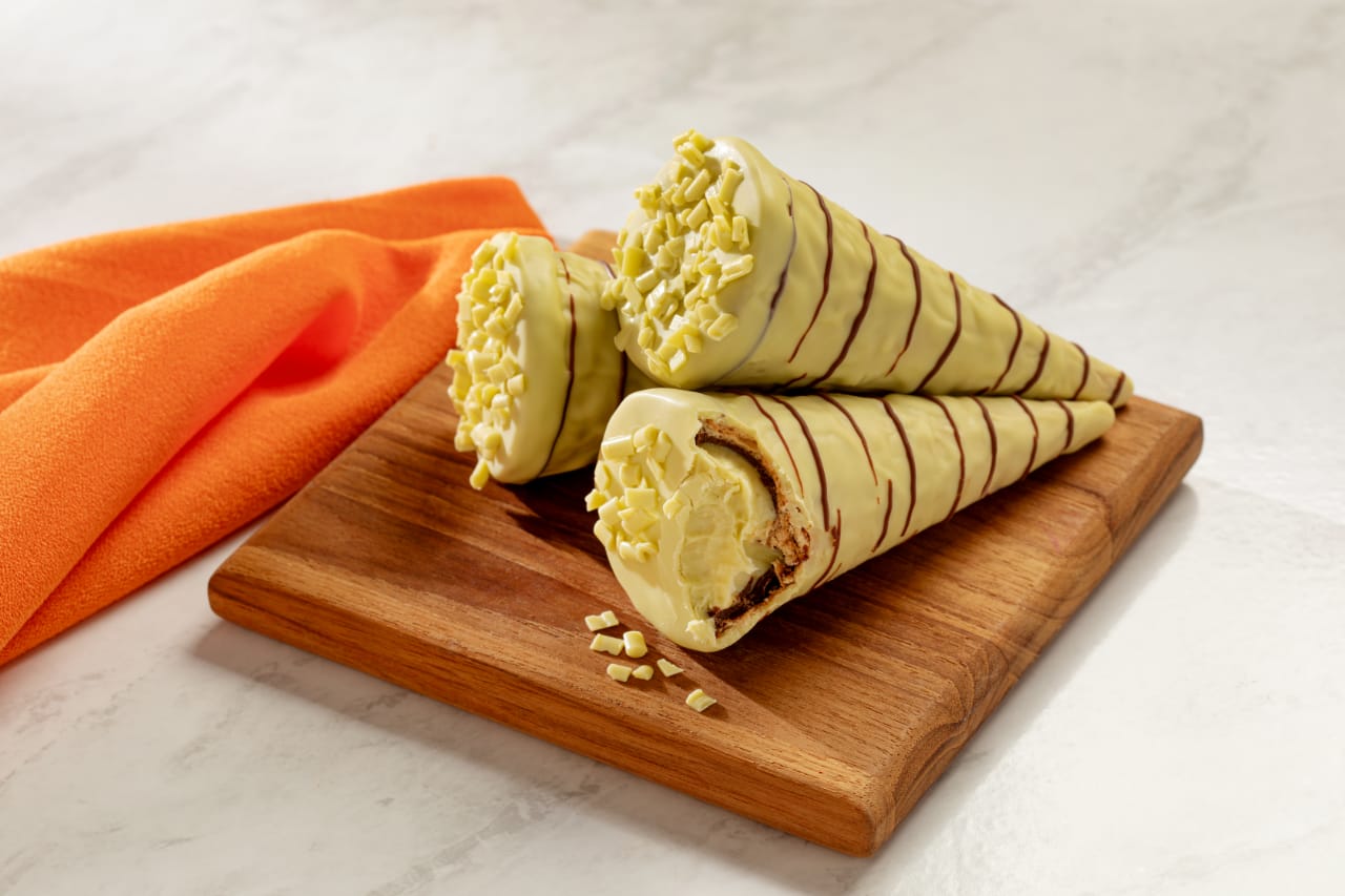 Cone Trufado de Pistache: uma combinação irresistível de sabor e corânica