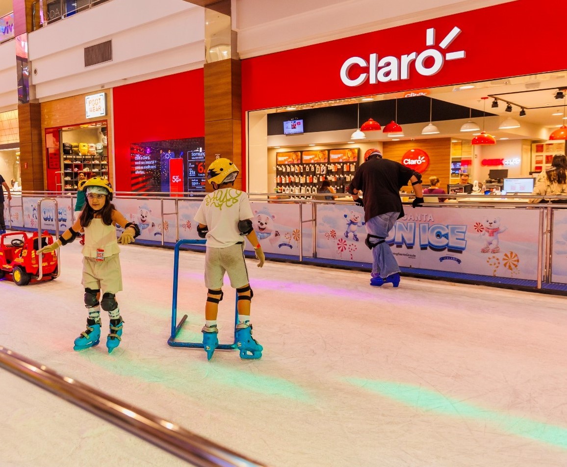De patinação no gelo à realidade virtual, ShoppingSantaÚrsula tem atrações variadas