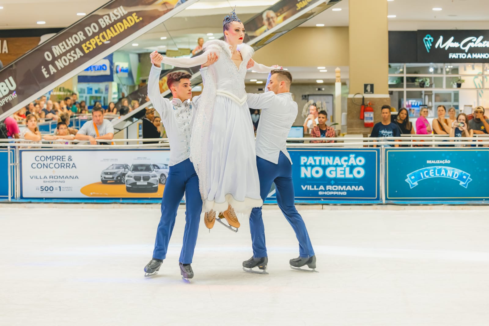 Snowland apresenta show de patinação no gelo em Santa Catarina