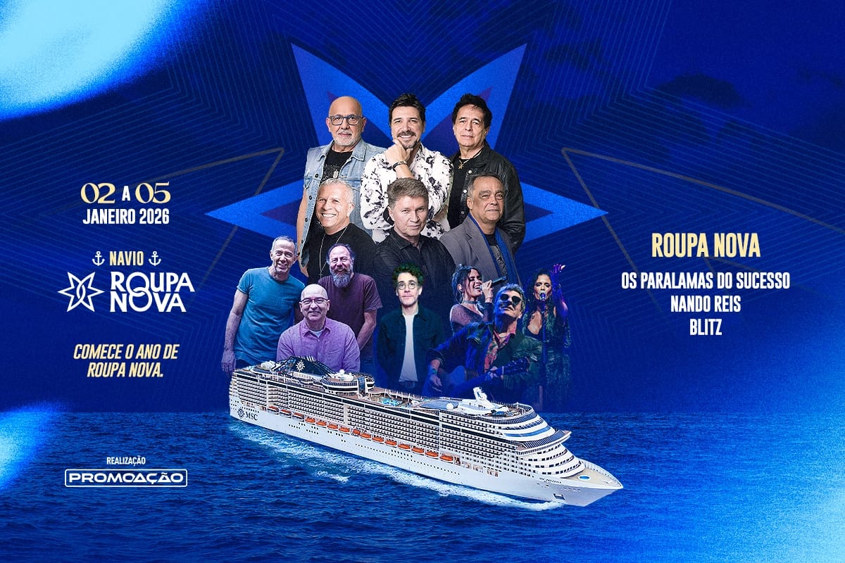 Nando Reis, Paralamas do Sucesso e Blitz são as primeiras atrações confirmadas para o Navio