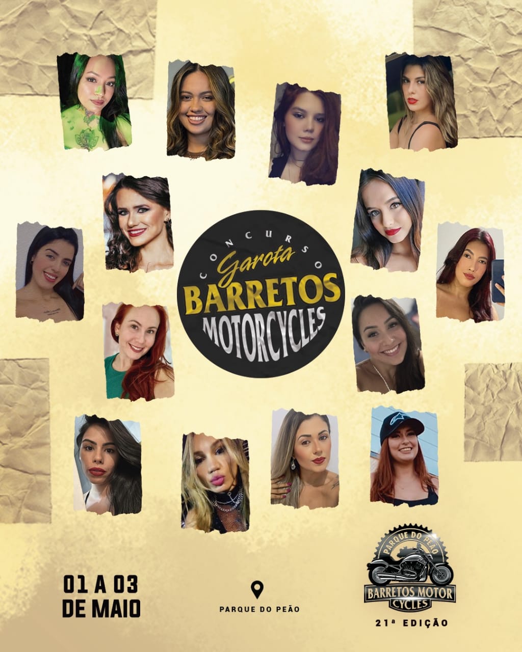 Barretos Motorcycles anuncia as 14 finalistas do Concurso Garota Motorcycles 2025