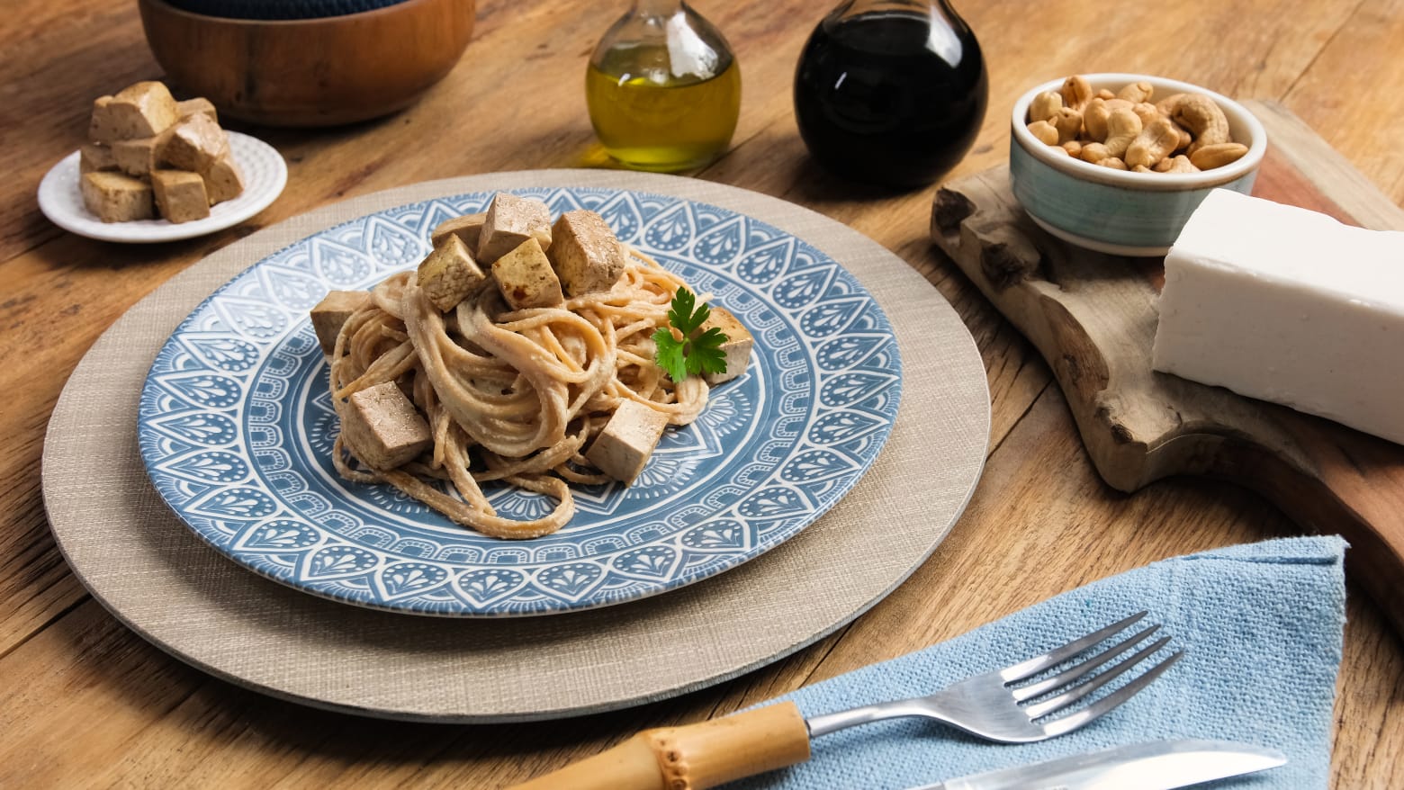Receita de Carbonara Vegano com Tofu - Renata